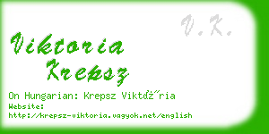 viktoria krepsz business card